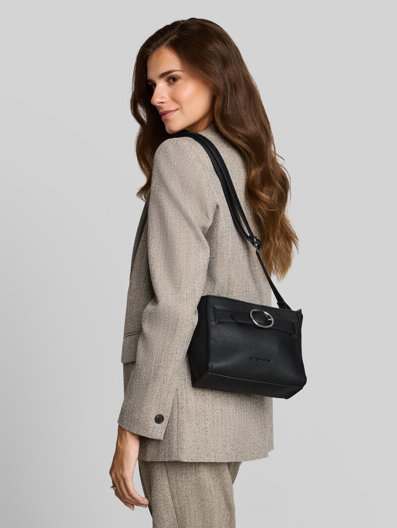 Tom Tailor TTELIORA S Umhängetasche mit Gürteldetail - Schwarz / Black