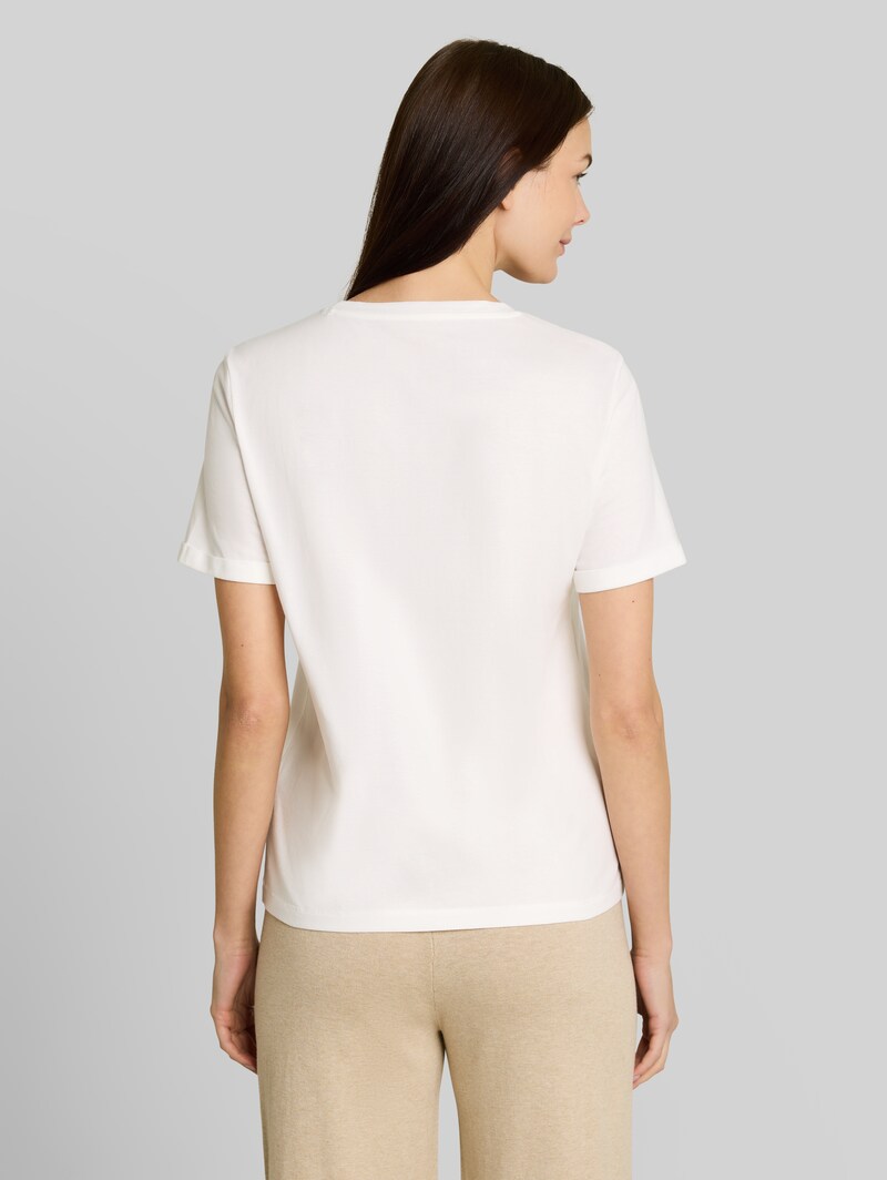 Tom Tailor T-Shirt mit Print - Whisper White