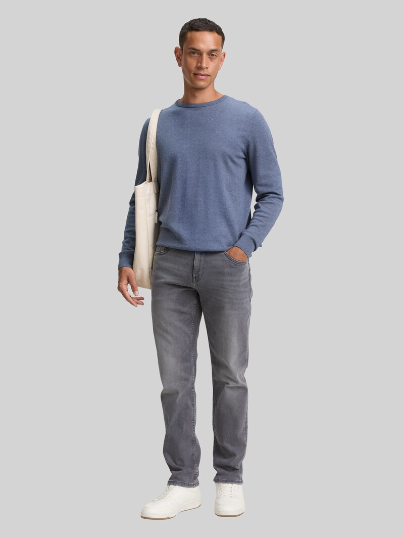 Tom Tailor TTJOSH REGULAR SLIM Jeans mit Stretch - Grey Denim