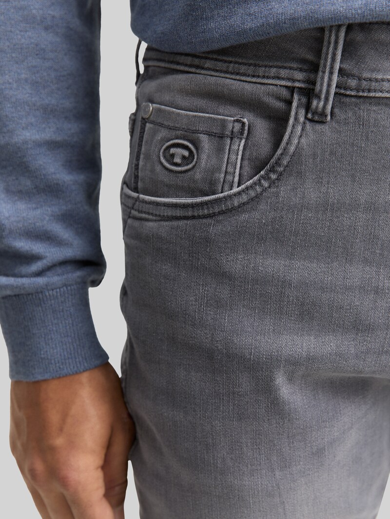 Tom Tailor TTJOSH REGULAR SLIM Jeans mit Stretch - Grey Denim