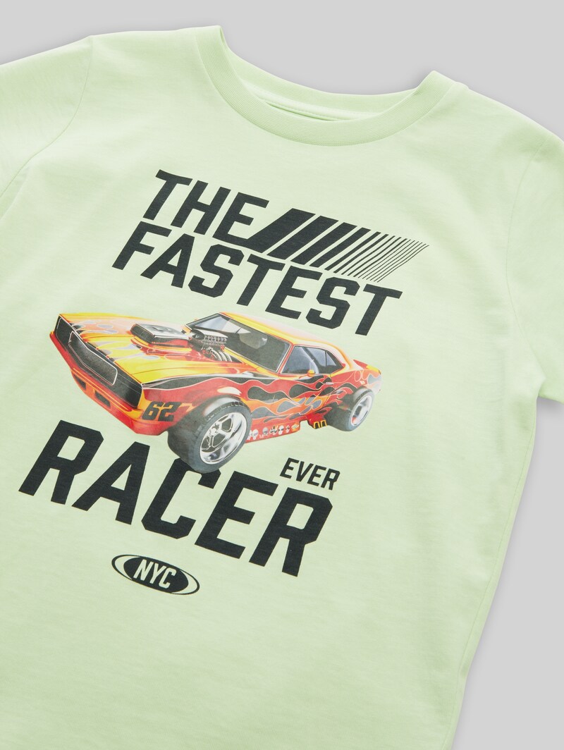 Tom Tailor T-Shirt mit Foto-Print - Frozen Lime Green