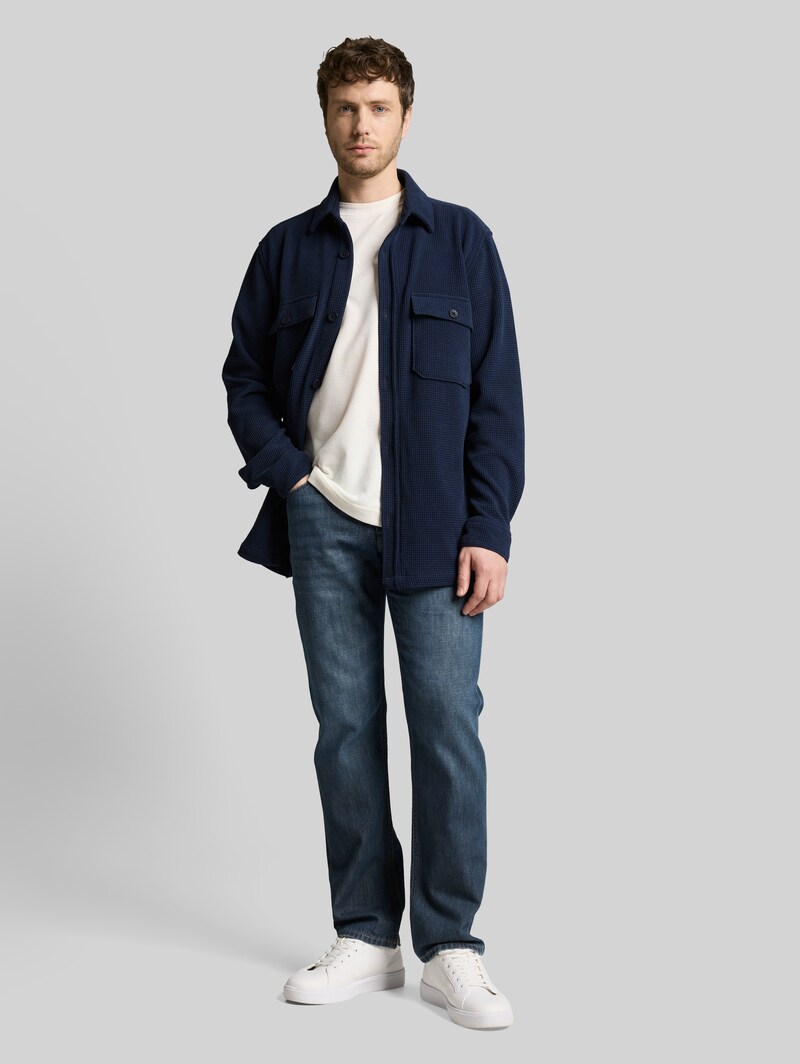 Tom Tailor TTMARVIN STRAIGHT Jeans - Used Dark Stone Blue Denim
