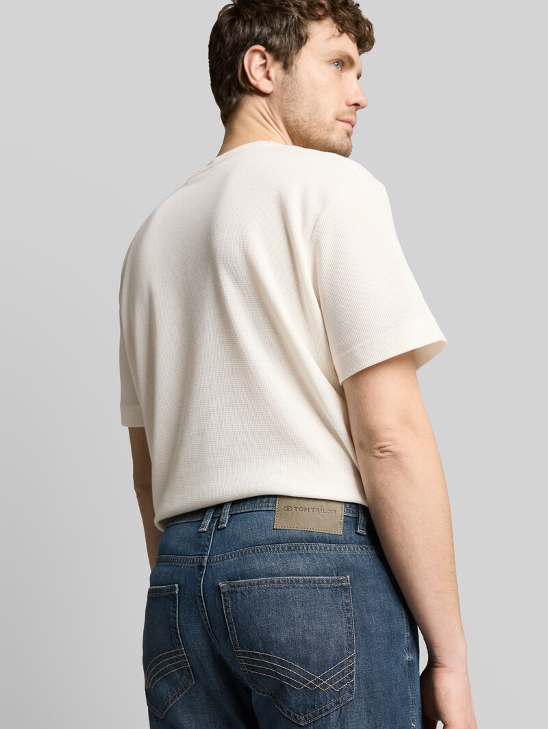 Tom Tailor TTMARVIN STRAIGHT Jeans - Used Dark Stone Blue Denim