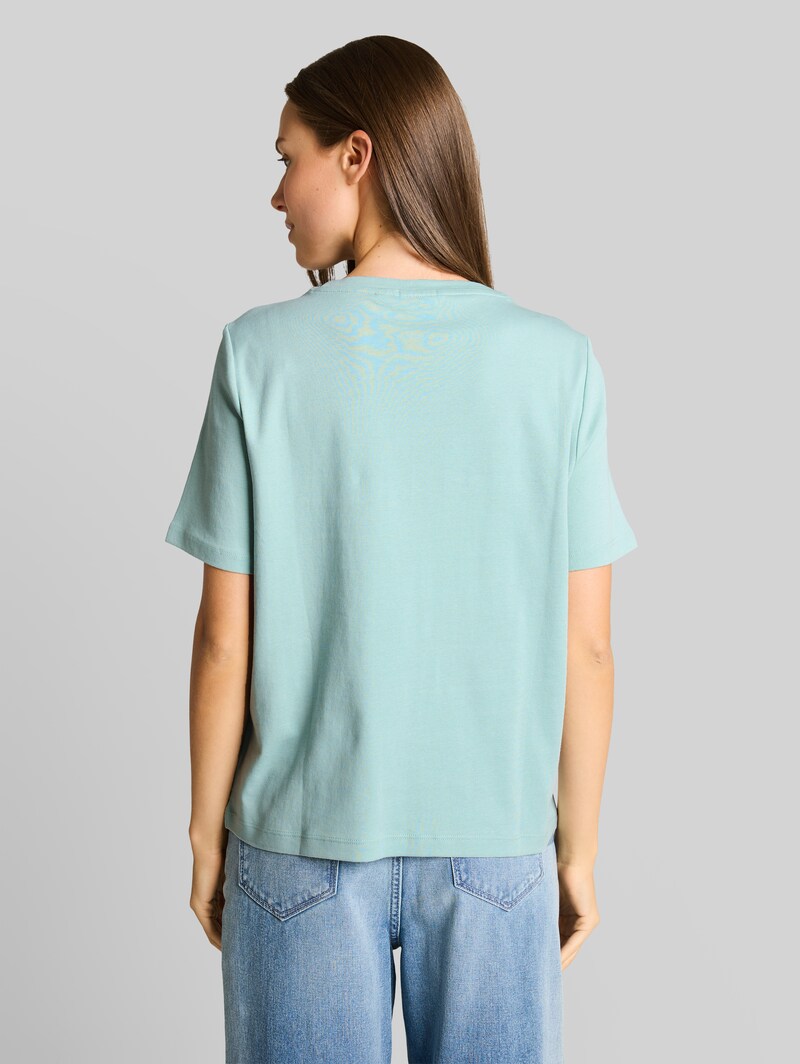 Tom Tailor T-Shirt aus Baumwolle - Light Blue Green
