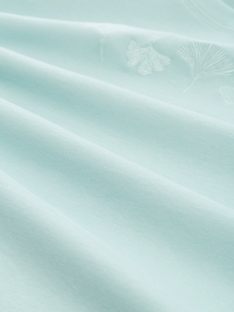 Tom Tailor T-Shirt aus Baumwolle - Light Blue Green