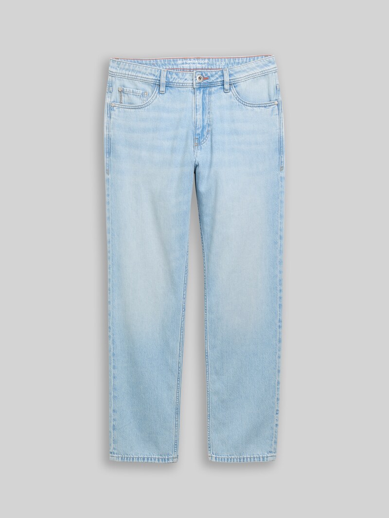 Tom Tailor TTMARVIN STRAIGHT Jeans - Used Bleached Blue Denim