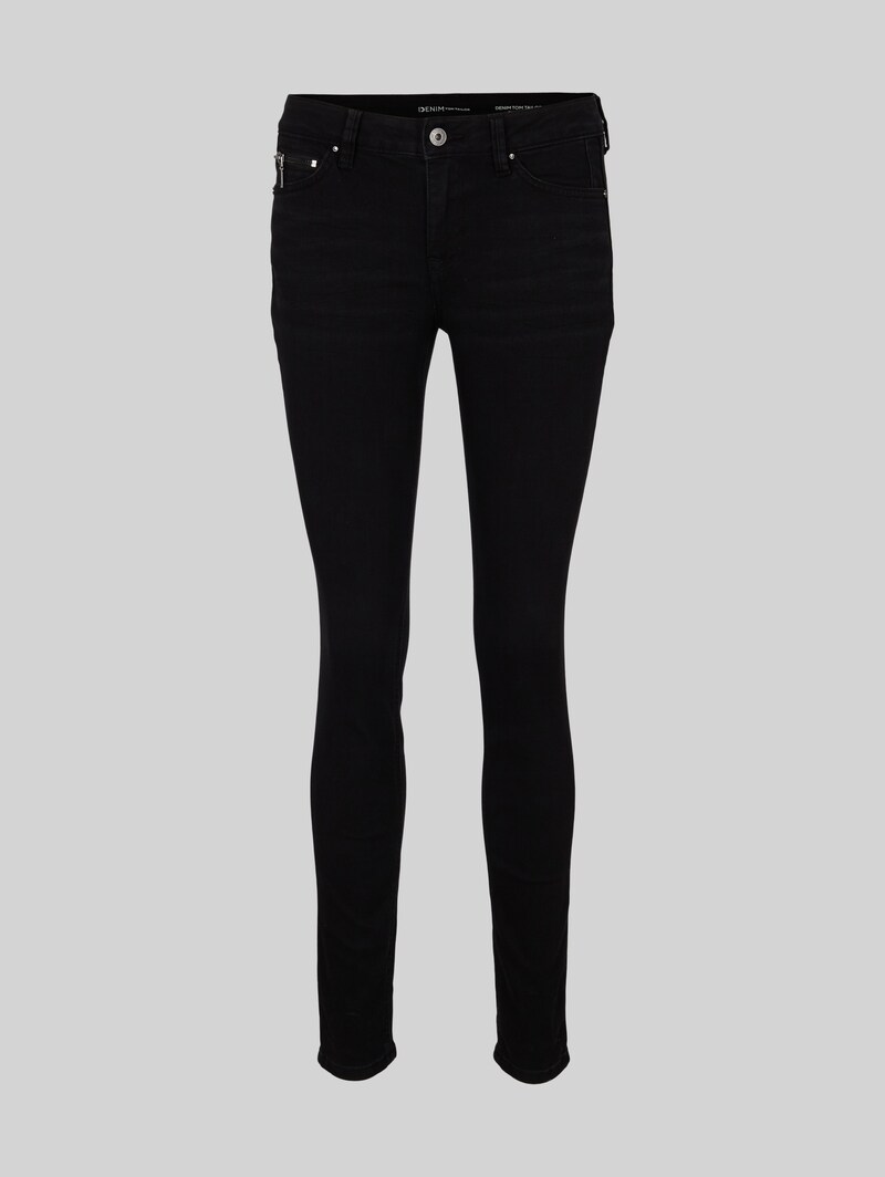 Tom Tailor TTJONA EXTRA SKINNY Jeans - Clean Dark Stone Black Denim