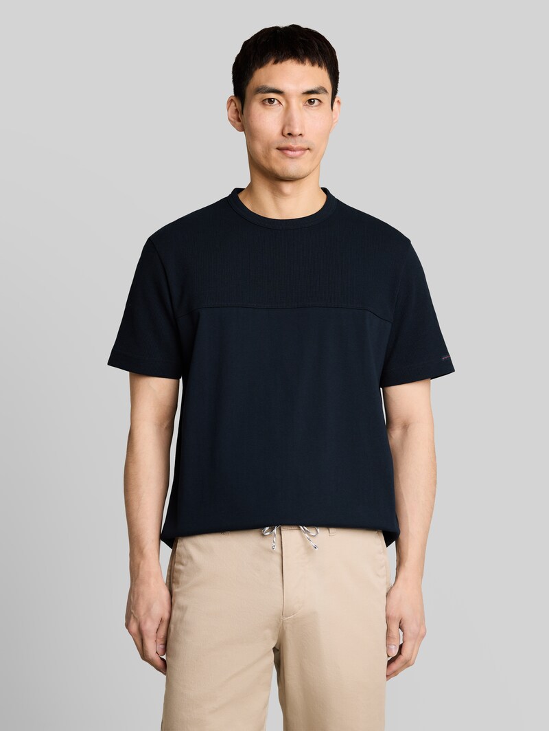 Tom Tailor T-Shirt aus Baumwolle - Sky Captain Blue Tom Tailor T-Shirt aus Baumwolle - Sky Captain Blue