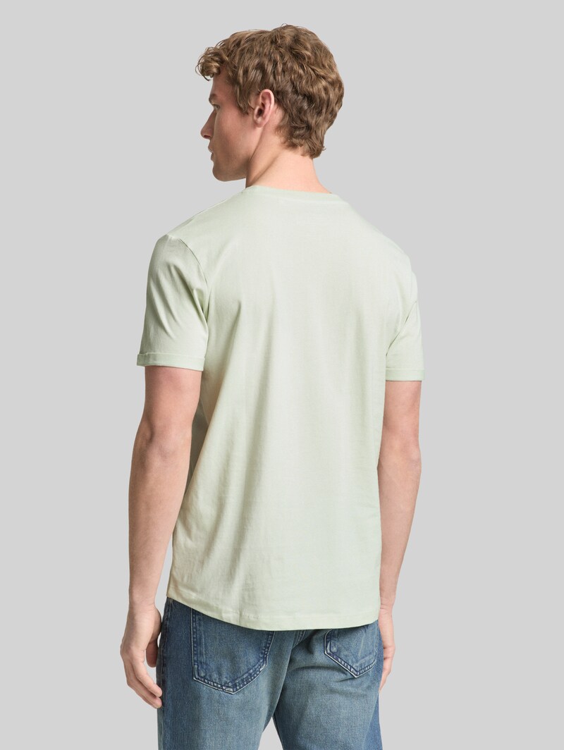 Tom Tailor T-Shirt aus Baumwolle - Frozen Light Mint