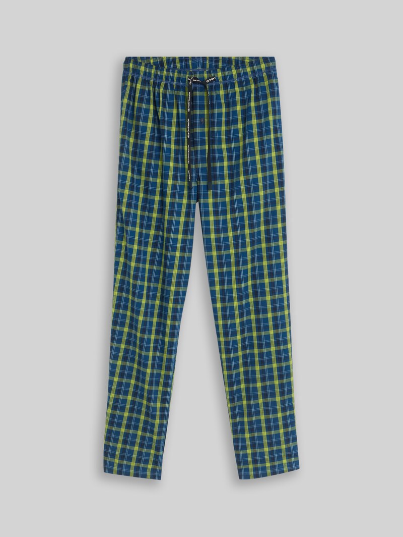 Tom Tailor Pyjama-Hose aus Baumwolle - Blue-medium-check