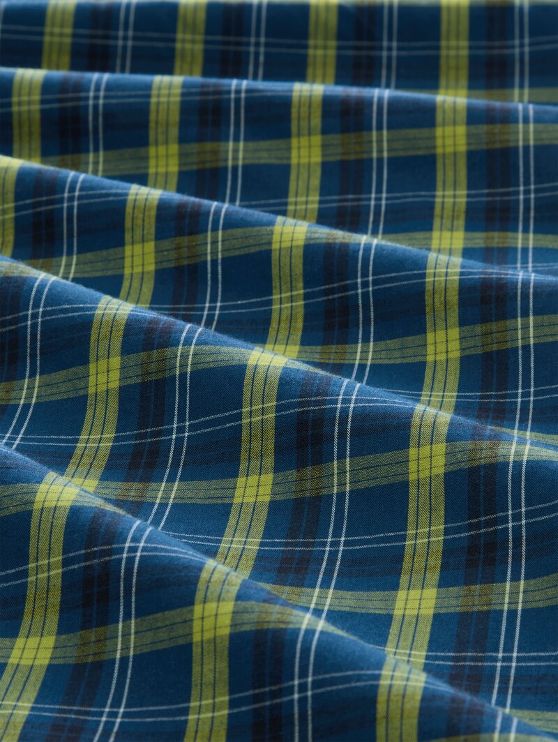 Tom Tailor Pyjama-Hose aus Baumwolle - Blue-medium-check