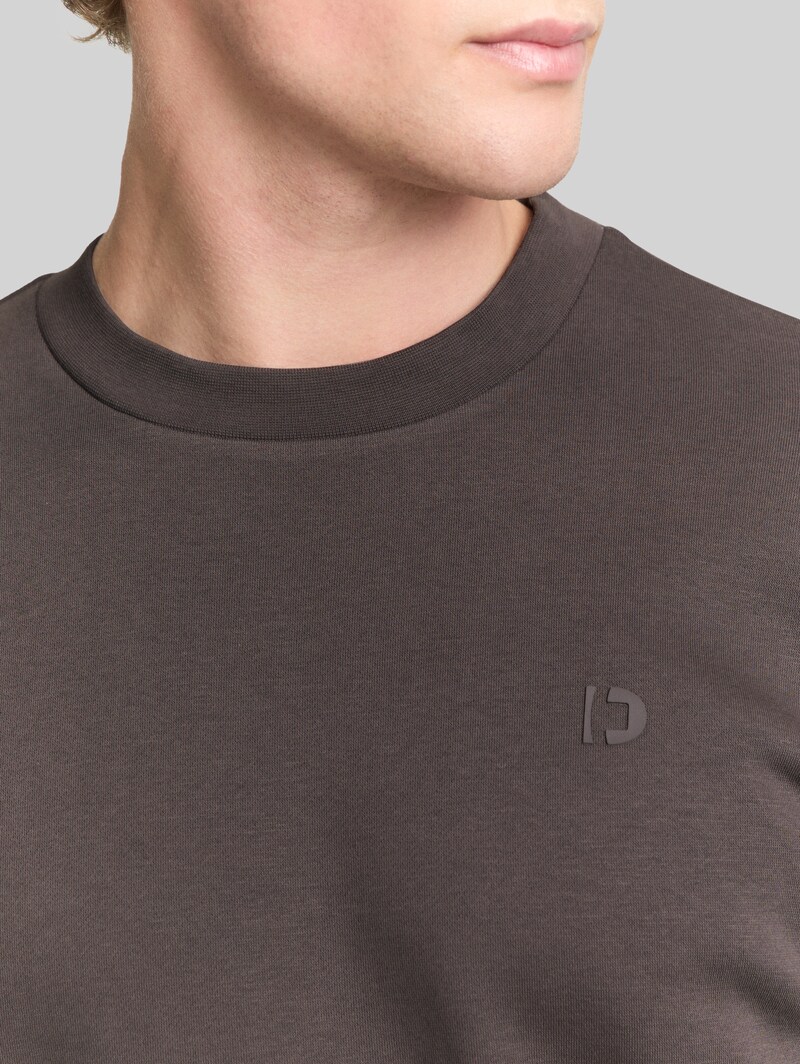 Tom Tailor Sweatshirt mit Logo-Print - Pavement Grey