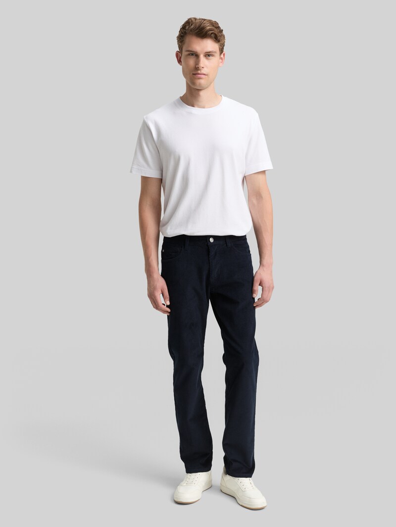Tom Tailor TTMARVIN STRAIGHT Cordhose - Sky Captain Blue