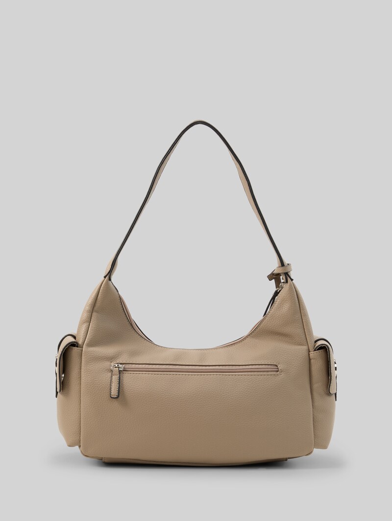 Tom Tailor TTCHARIS M Schultertasche mit Taschenanhänger - Taupe / Taupe