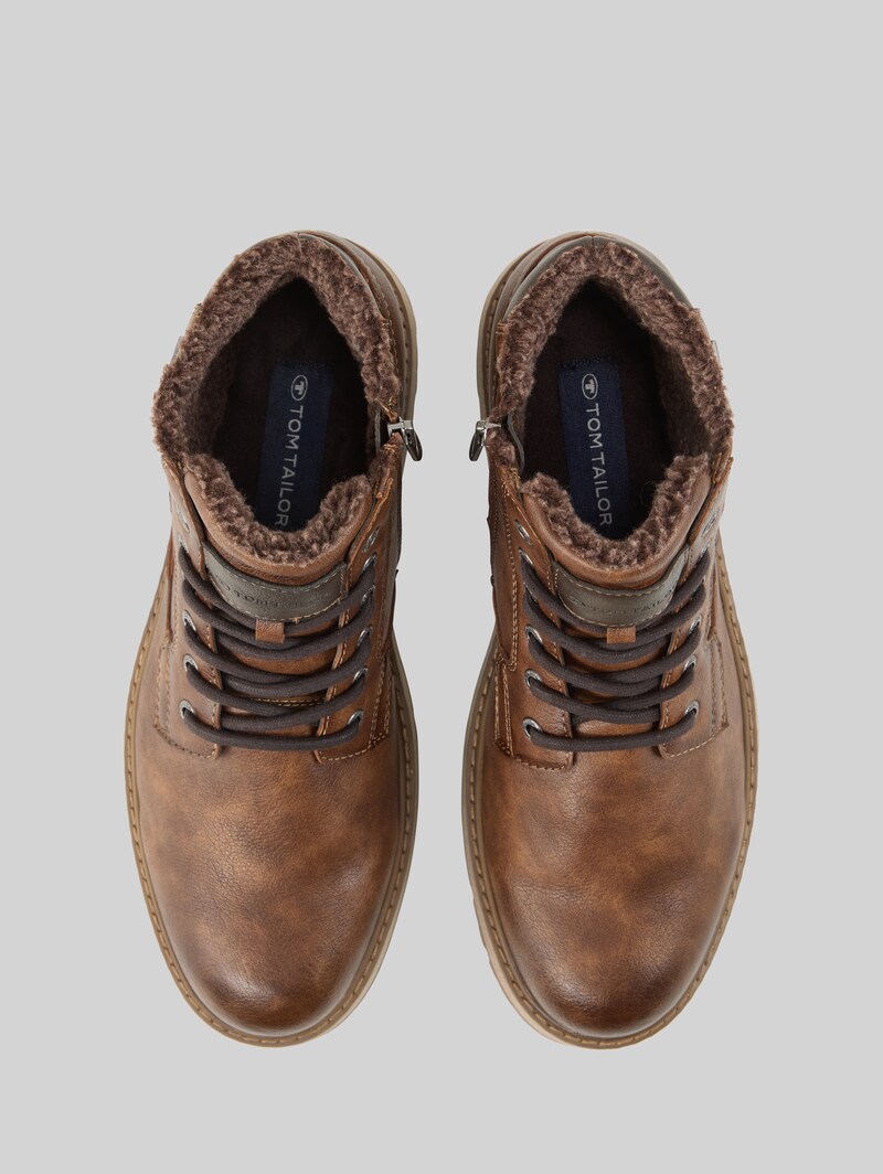 Tom Tailor Wasserdichte Schnürstiefeletten - Rust