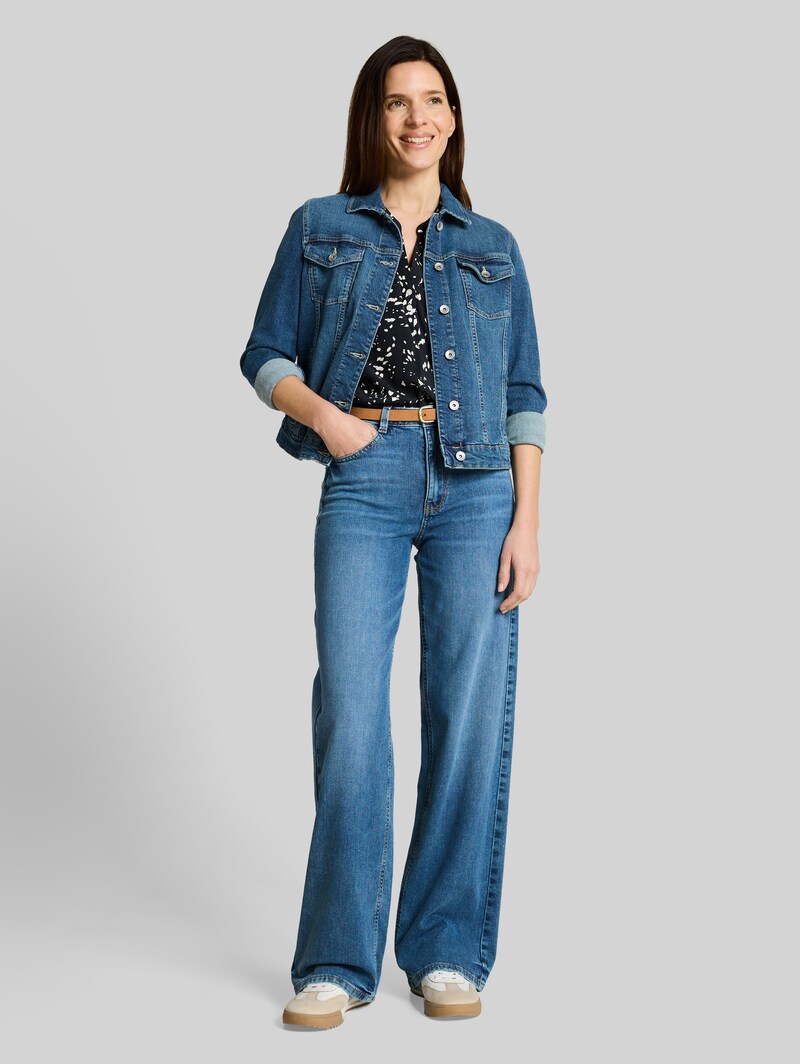 Tom Tailor Bluse mit Muster - Navy Dot