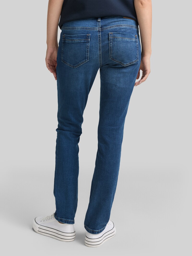 Tom Tailor TTLENE SLIM Jeans mit Stretch - Clean Mid Stone Blue Denim Tom Tailor TTLENE SLIM Jeans mit Stretch - Clean Mid Stone Blue Denim
