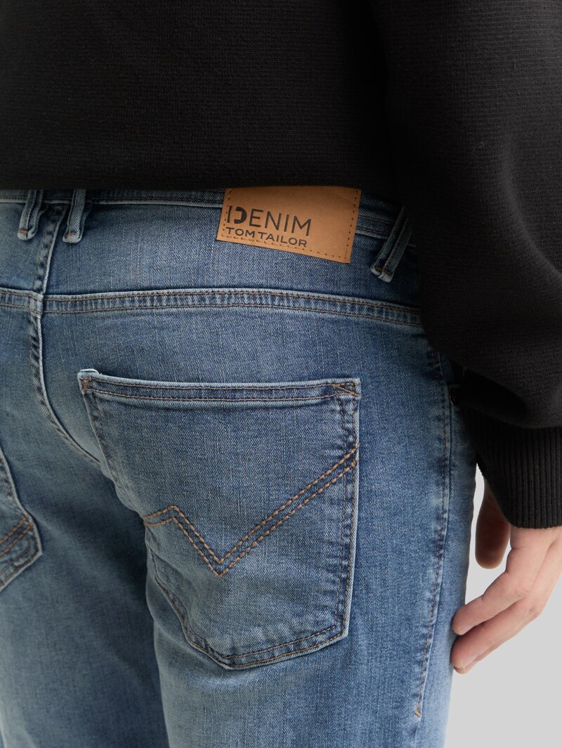 Tom Tailor TTCULVER SKINNY Jeans - Used Light Stone Blue Denim