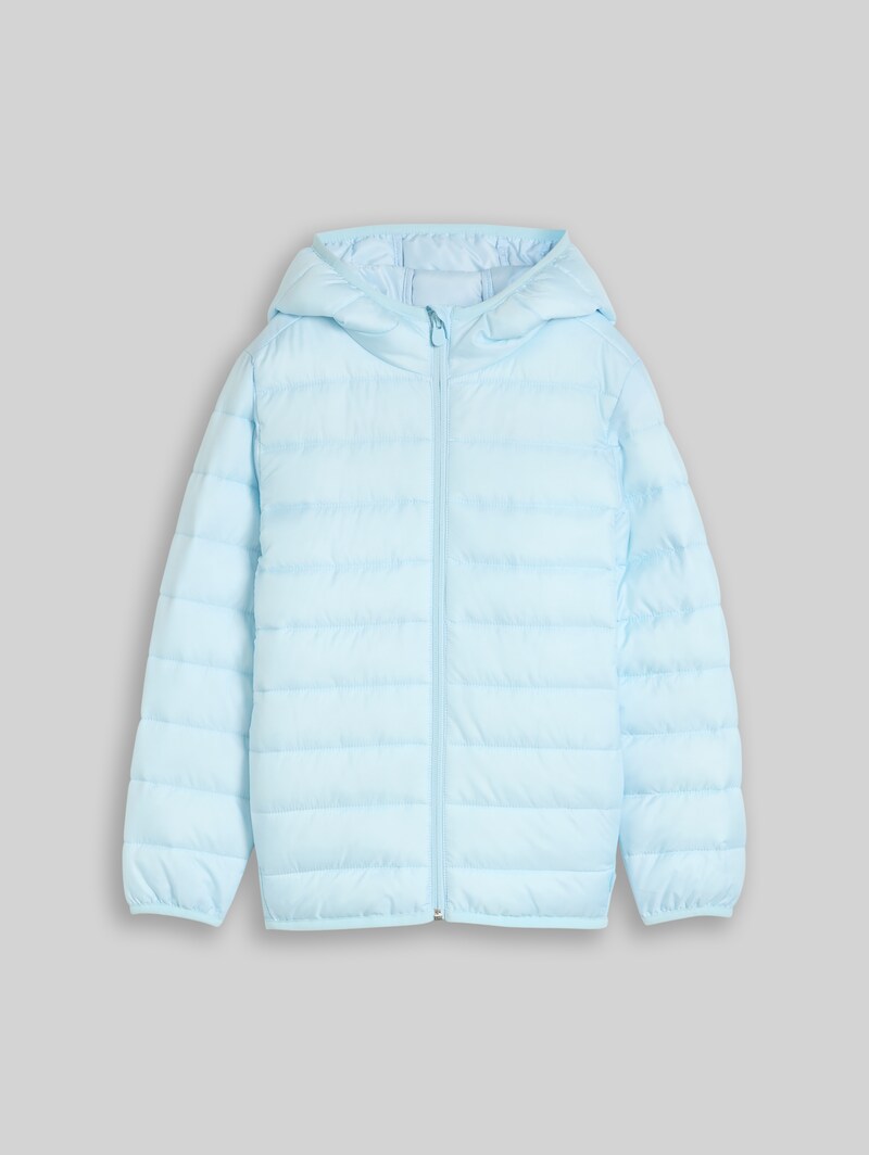 Tom Tailor Lightweight Steppjacke mit Kapuze - New Breeze Blue