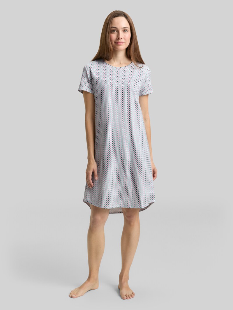 Tom Tailor Nachthemd mit Muster - White Allover