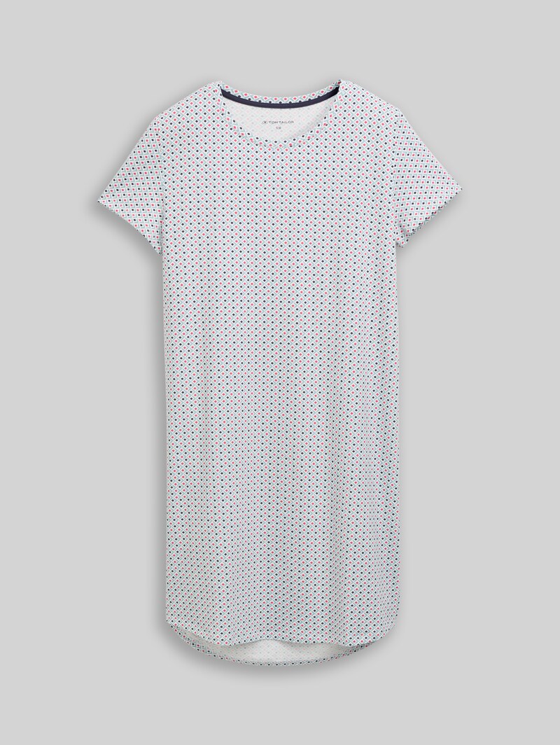 Tom Tailor Nachthemd mit Muster - White Allover