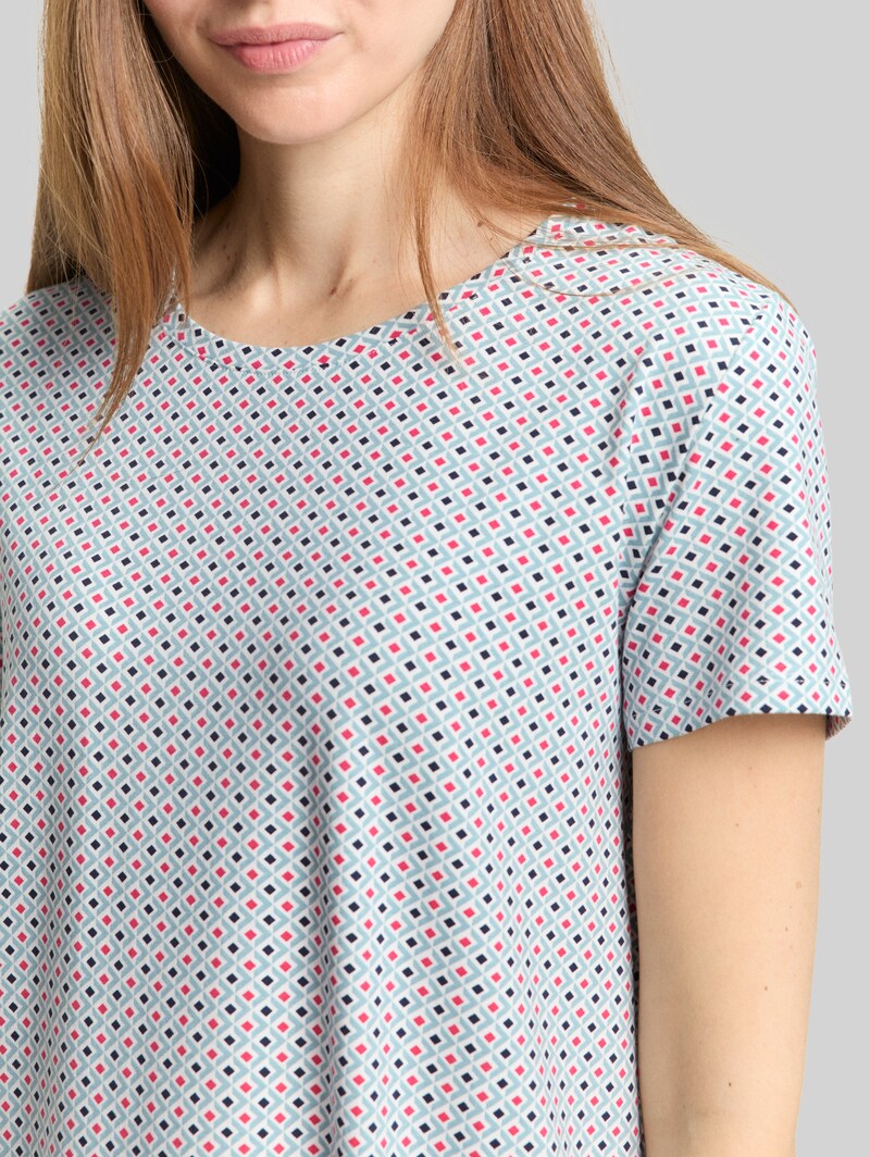 Tom Tailor Nachthemd mit Muster - White Allover
