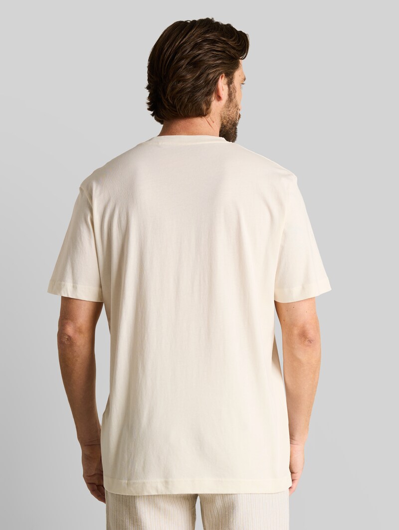 Tom Tailor T-Shirt mit Brusttasche - Gardenia White