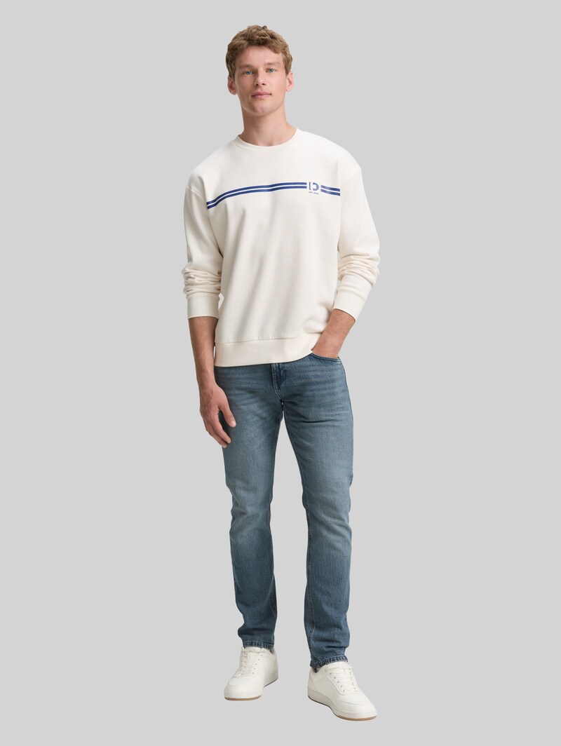 Tom Tailor TTPIERS SLIM Jeans - Mid Stone Blue Grey Denim