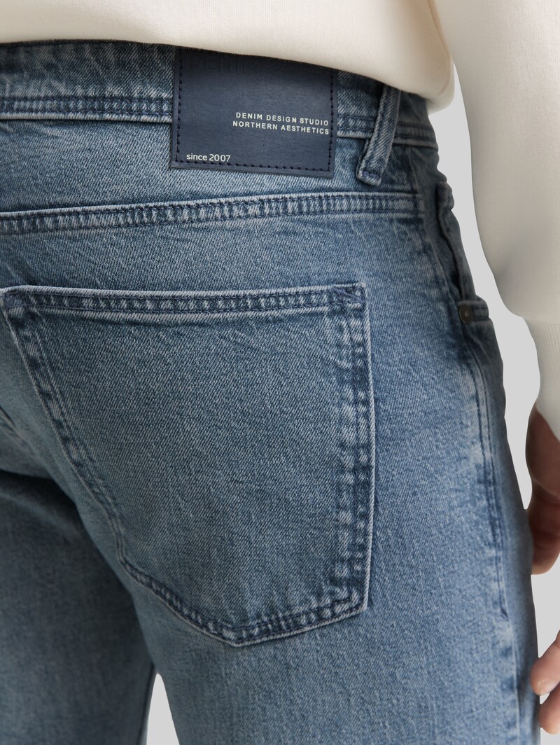 Tom Tailor TTPIERS SLIM Jeans - Mid Stone Blue Grey Denim