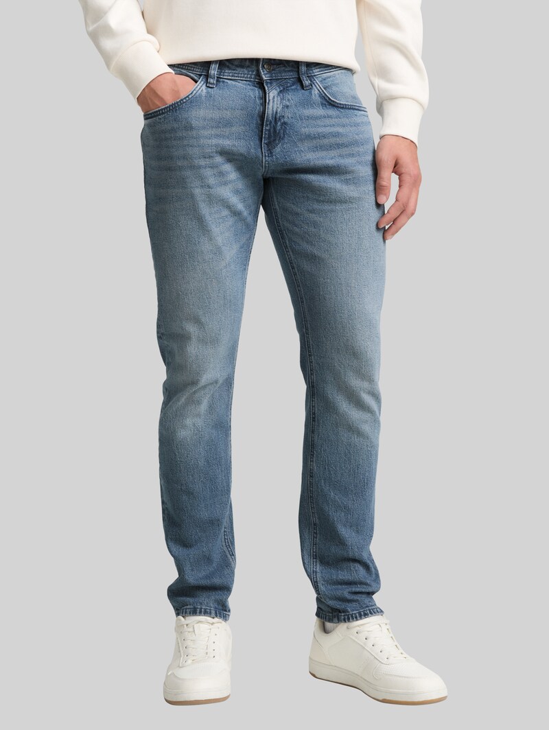 Tom Tailor TTPIERS SLIM Jeans - Mid Stone Blue Grey Denim