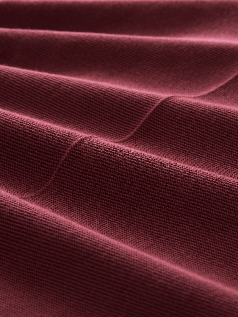 Tom Tailor Plus Size - Strickpullover aus Baumwolle - Preppy Plum