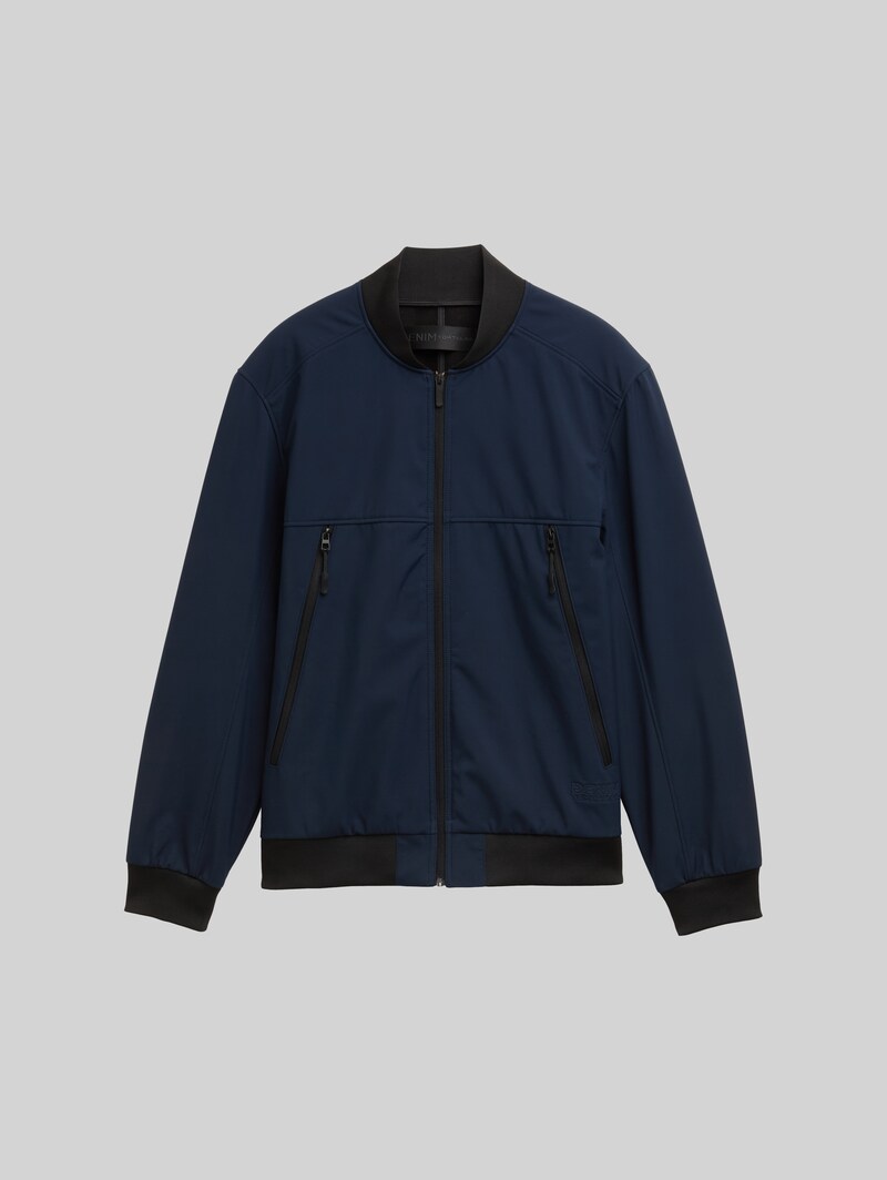 Tom Tailor Softshell Jacke im Bomber-Style - Sky Captain Blue