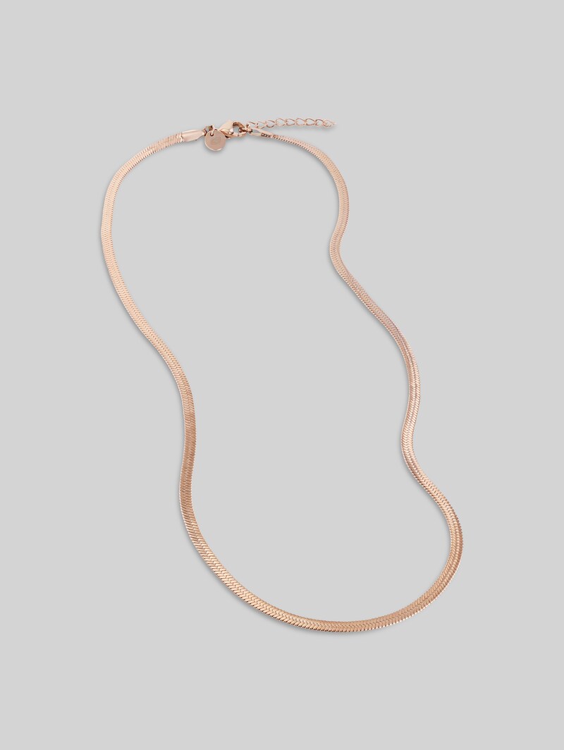 Tom Tailor Halskette aus Edelstahl rosé - Rose Gold