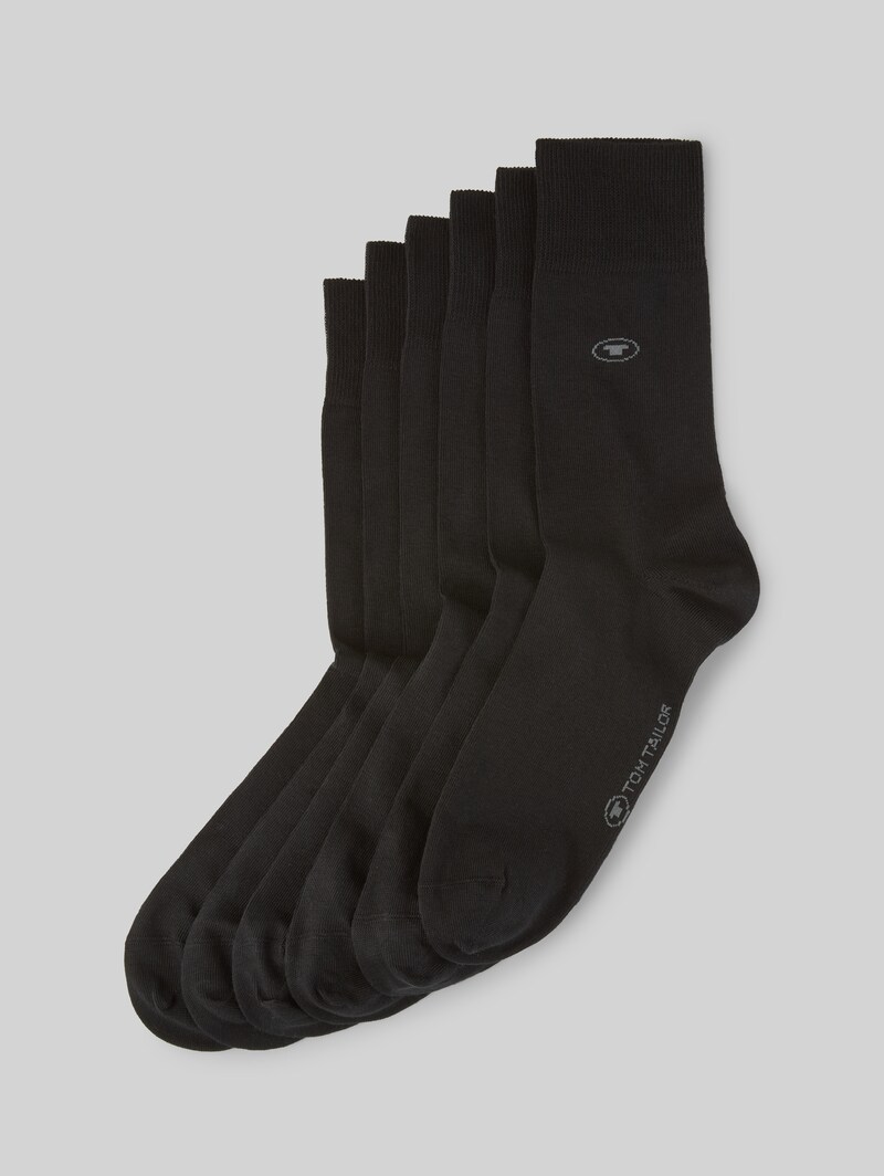 Tom Tailor Socken im 6er-Pack - Black