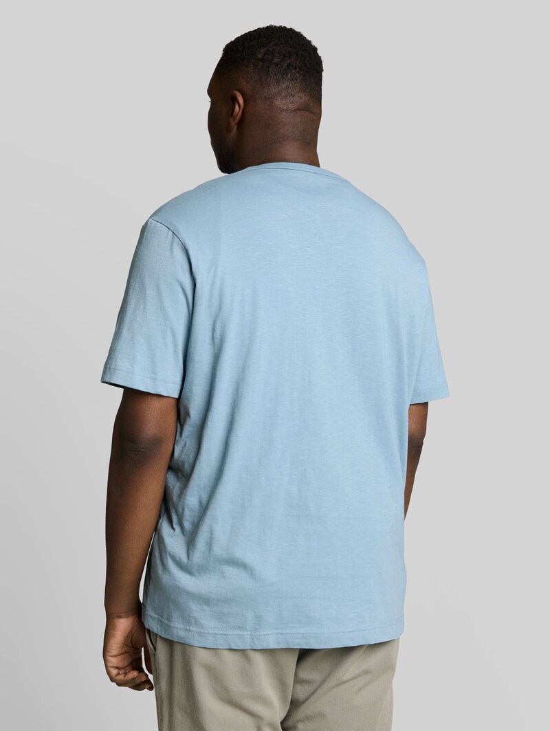 Tom Tailor Plus Size - Basic T-Shirt aus Baumwolle - Mountain Spring Blue