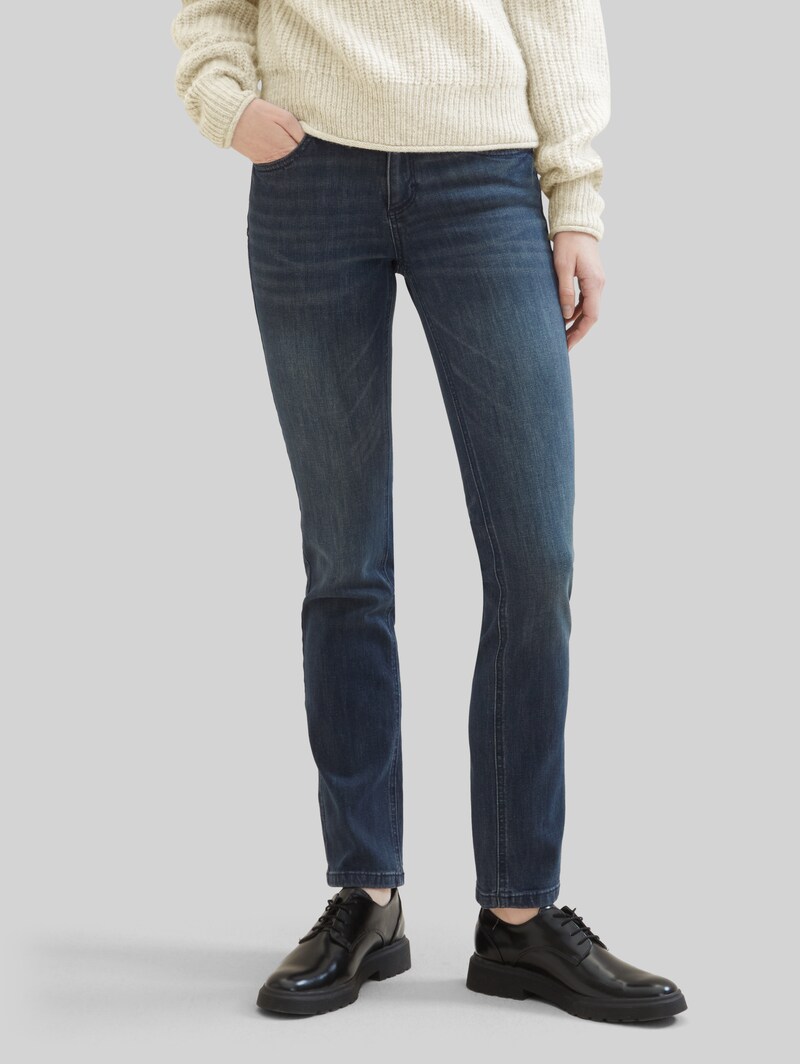 Tom Tailor TTALEXA STRAIGHT Jeans - Dark Stone Wash Denim