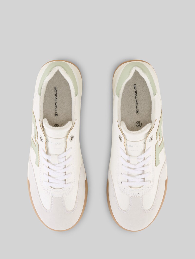 Tom Tailor Sneaker mit Colour-Blocking - White-sage