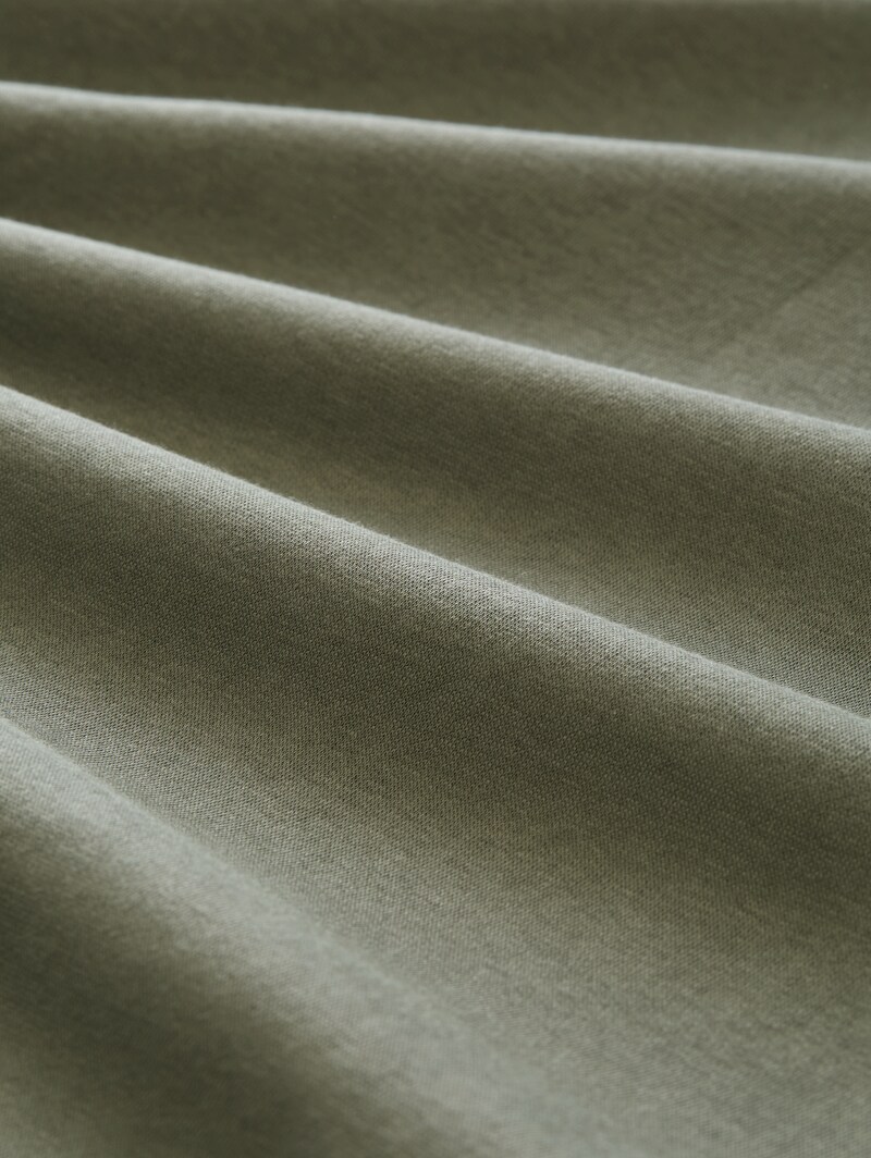 Tom Tailor Sweatshirt mit Polokragen - Urban Olive Green