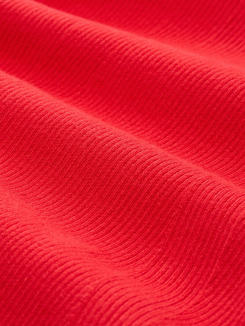 Tom Tailor Tight Fit Strickpullover - Brilliant Red