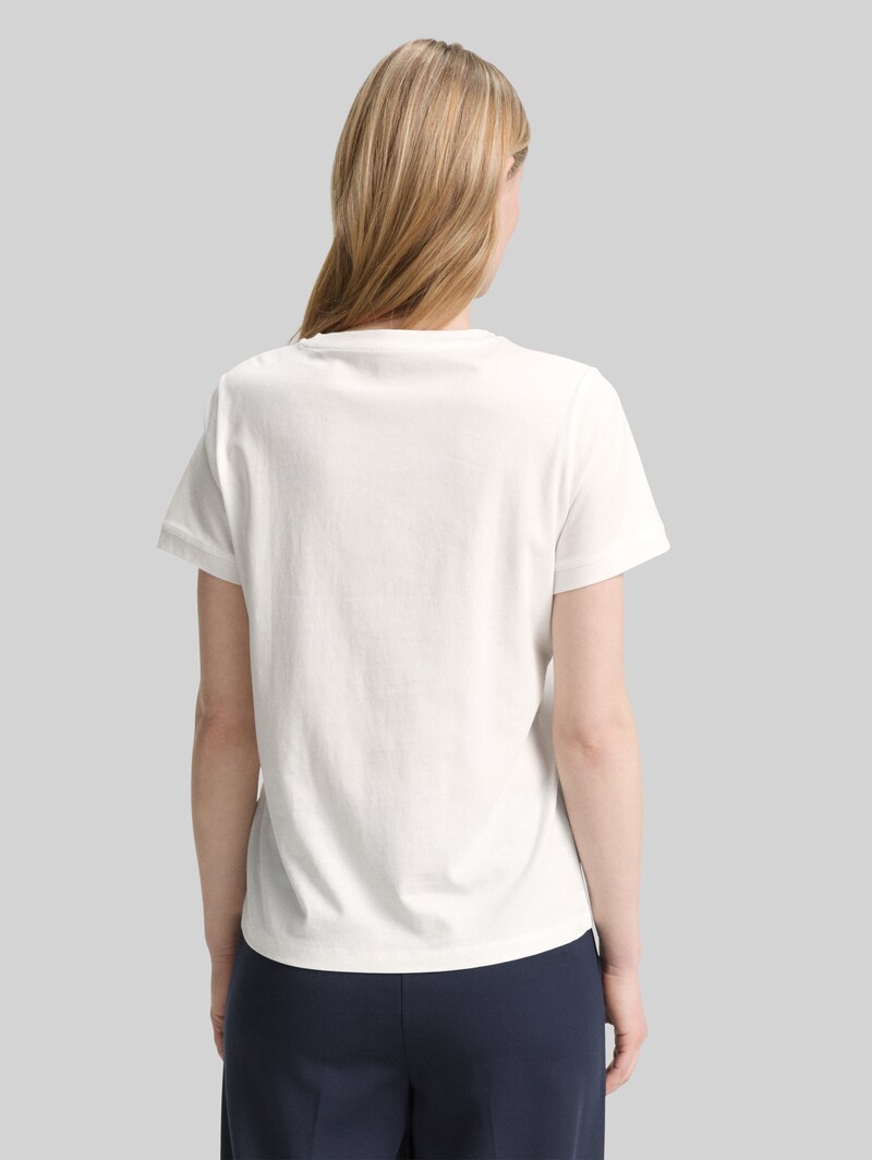Tom Tailor Slim Fit T-Shirt im 2er-Pack - Sky Captain Blue