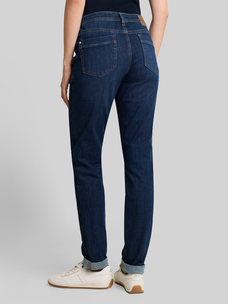 Tom Tailor TTMAYA TAPERED Jeans - Clean Dark Stone Blue Denim Tom Tailor TTMAYA TAPERED Jeans - Clean Dark Stone Blue Denim