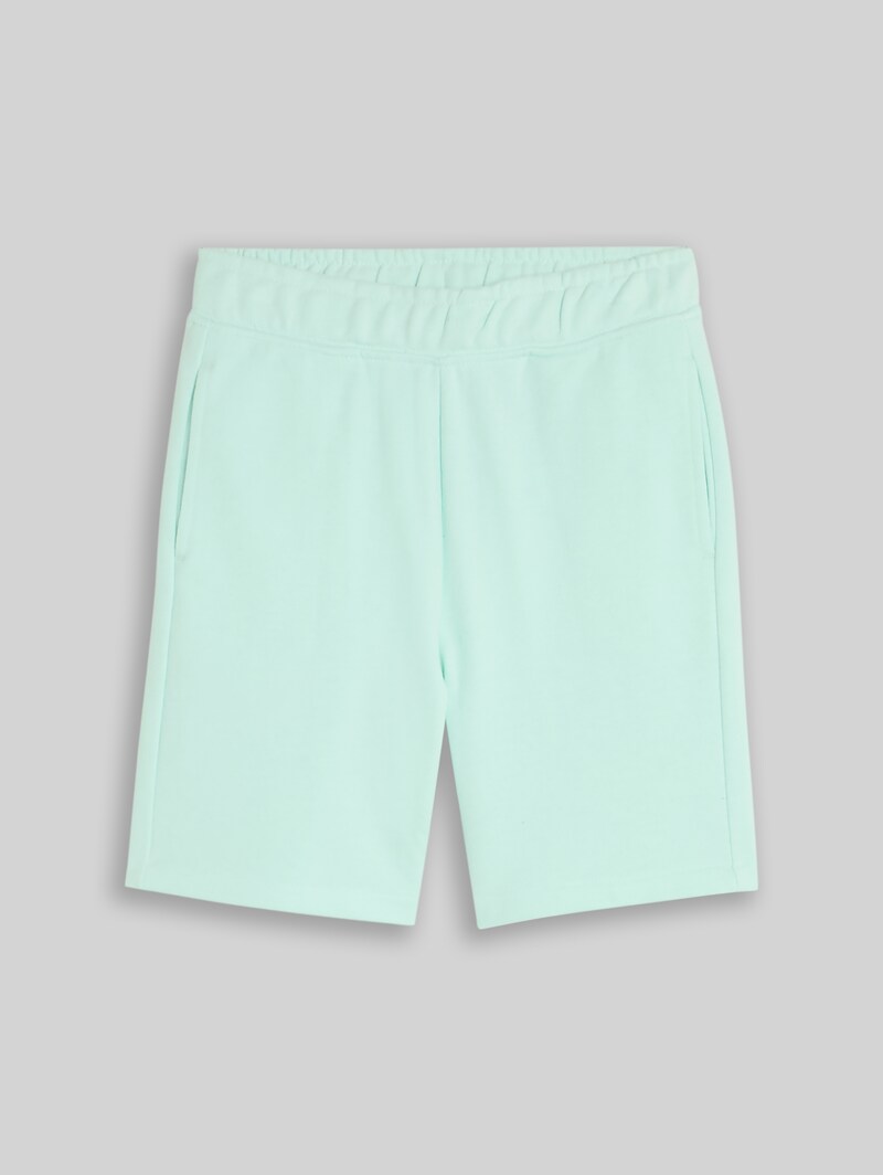Tom Tailor Basic Sweat-Shorts - Light Bay Green