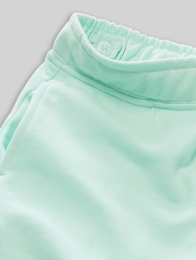 Tom Tailor Basic Sweat-Shorts - Light Bay Green