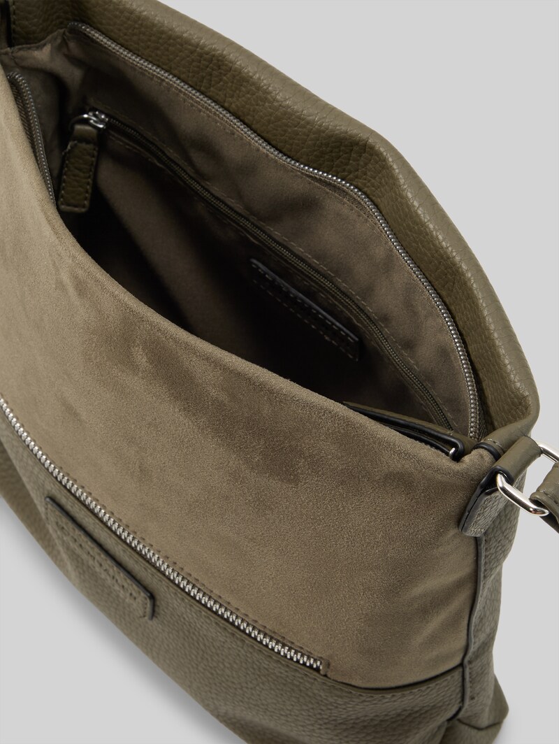 Tom Tailor TTGIA M Umhängetasche aus Lederimitat - Mixed Khaki