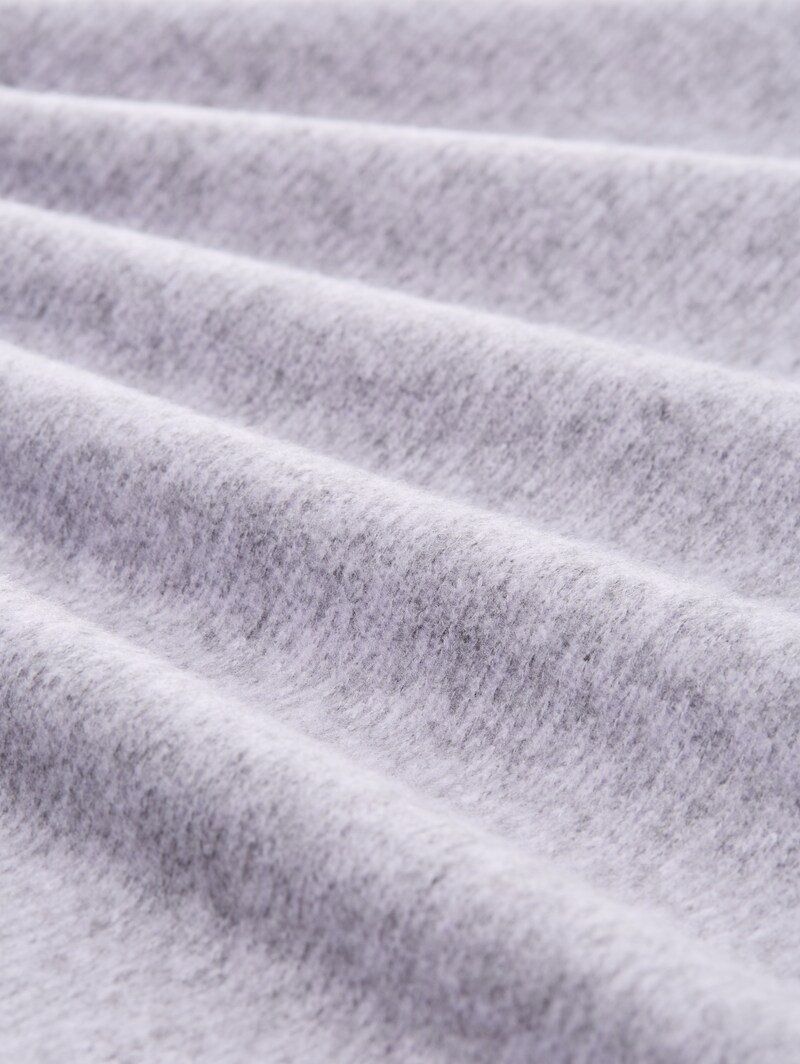 Tom Tailor Plus Size - Soft-Touch Sweatshirt mit Knopfdetails - Soft Lavender Melange