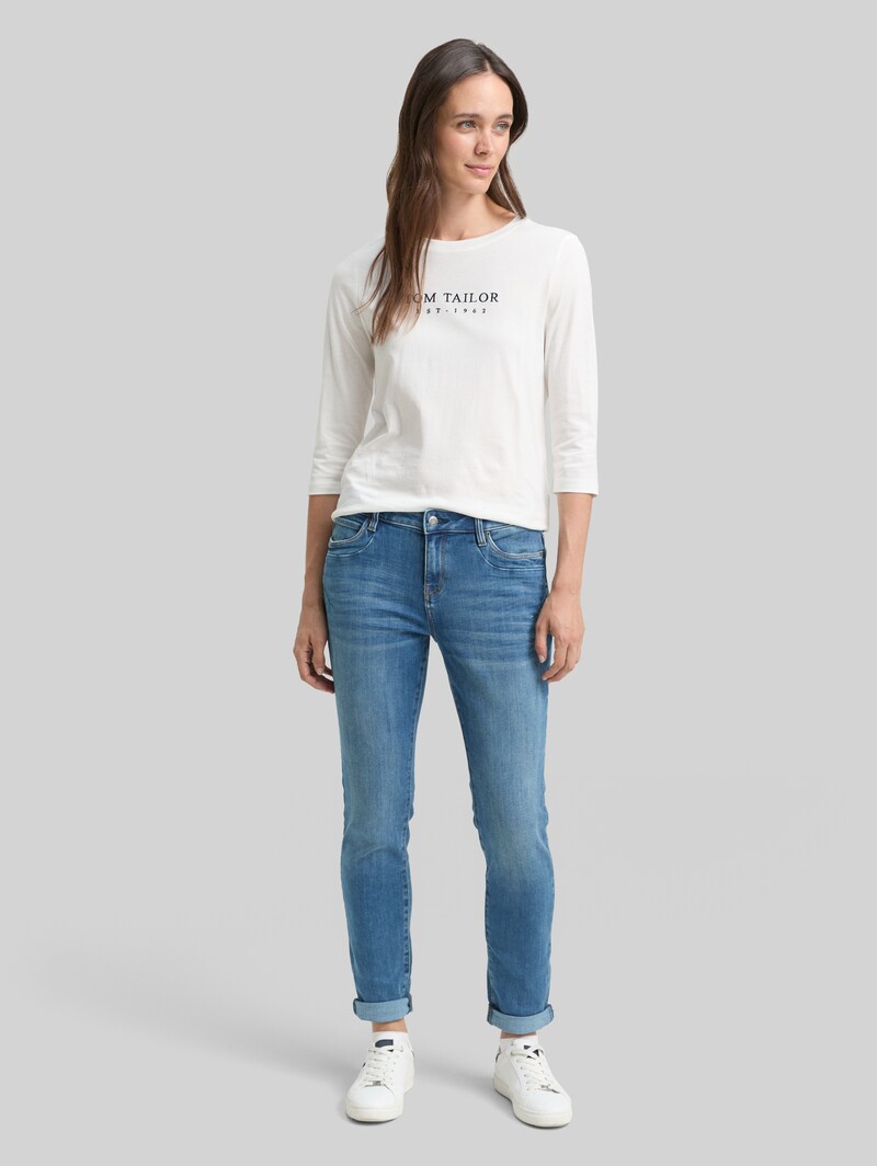 Tom Tailor TTTAPERED Jeans - Used Mid Stone Blue Denim