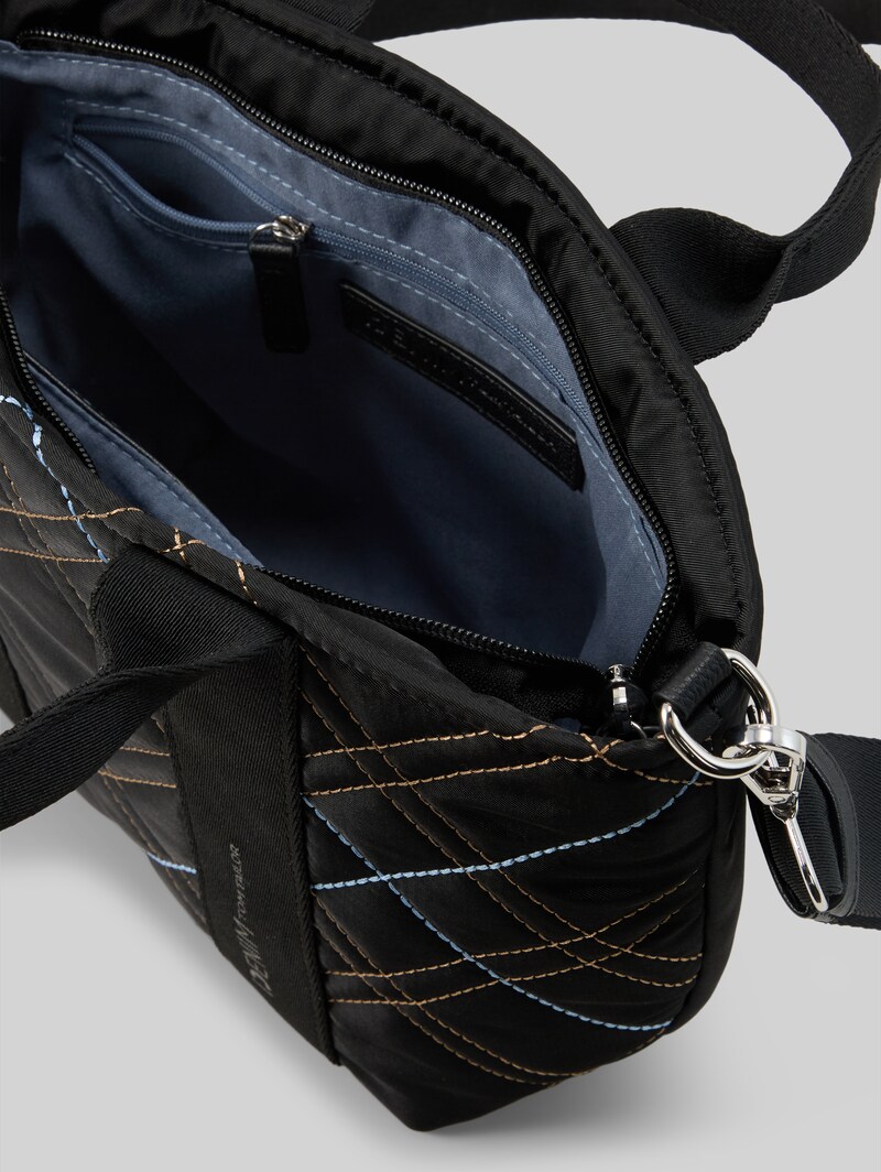 Tom Tailor TTAMINTA M Shopper mit Karomuster - Schwarz / Black