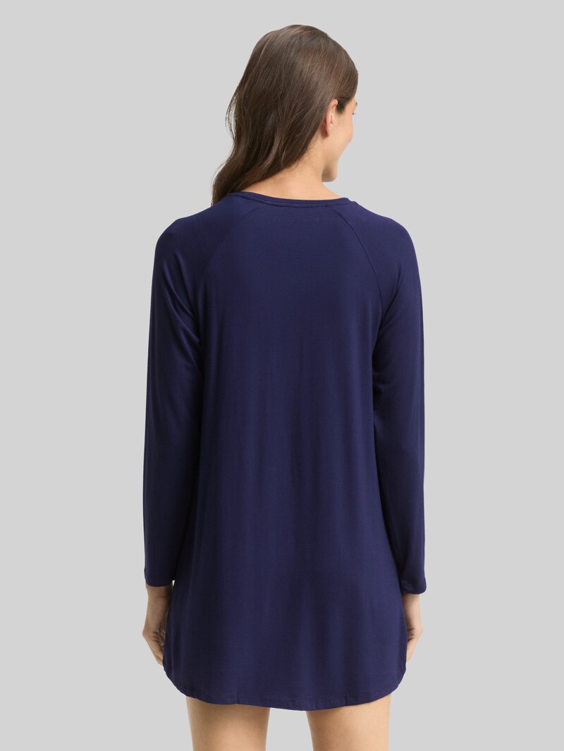Tom Tailor Nachthemd mit Print - Blue-dark-solid