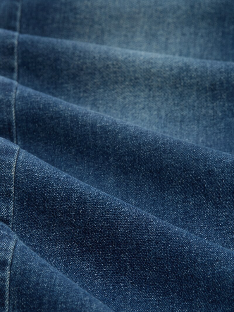 Tom Tailor TTLIVA STRAIGHT Jeans mit Stretch - Clean Mid Stone Blue Denim