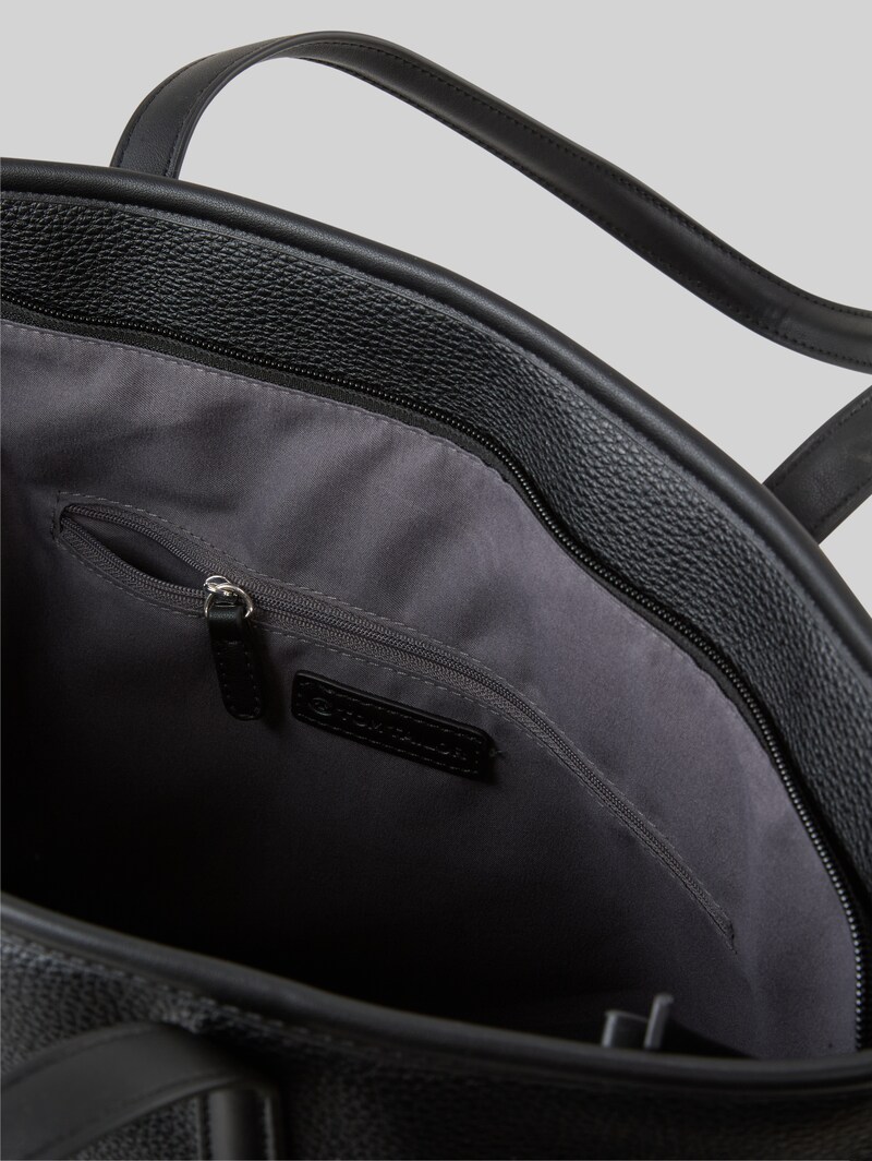 Tom Tailor TTJAMILA L Shopper mit 2-in-1-Funktion - Schwarz / Black